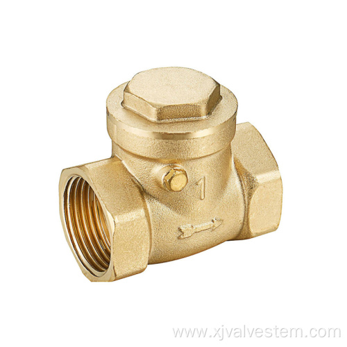 Brass horizontal check valve